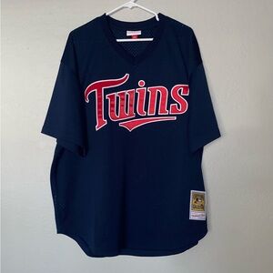 Mitchell & Ness retro David BIG PAPI Ortiz 2002 Minnesota Twins Jersey 2Xl 52 us